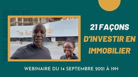 Participez Notre Prochain Webinaire Fa Ons D Investir En