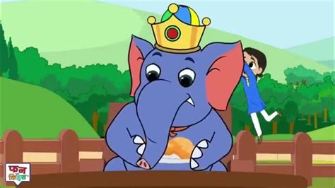 Hathi Raja Kahan Chale Nursery Rhyme हाथी राजा कहाँ चले Learn Hindi