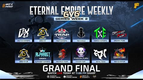 LIVE GRAND FINALE ETERNAL EMPIRE WEEKLY G VS G GARENA FREE