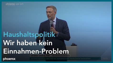 Christian Lindner Zum Bundeshaushalt Am Youtube