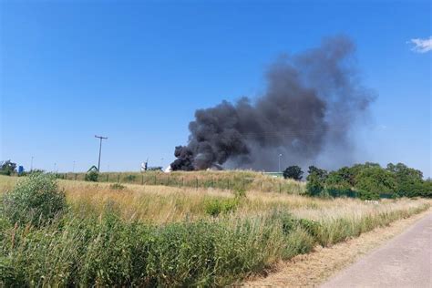 Wiesloch Rauch Bei Brand Auf AVR Anlage Weit Sichtbar Plus