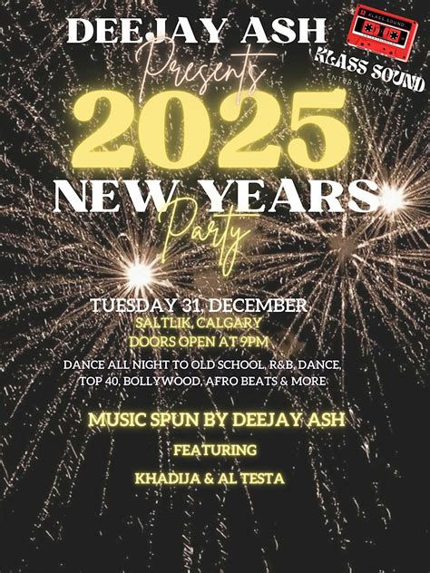 New Years Party 2025, Saltlik, Calgary, 31 December 2024