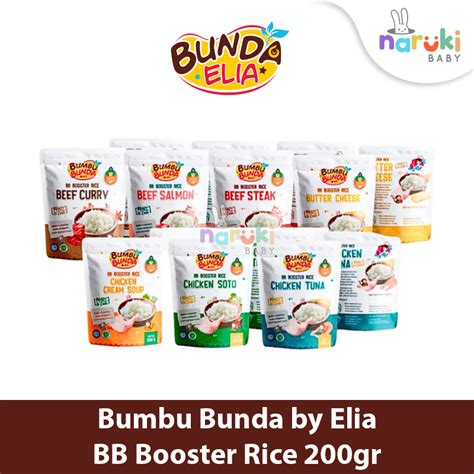 Jual Bumbu Bunda Elia BB Booster Rice Beras MPASI 6 Bulan 200gr