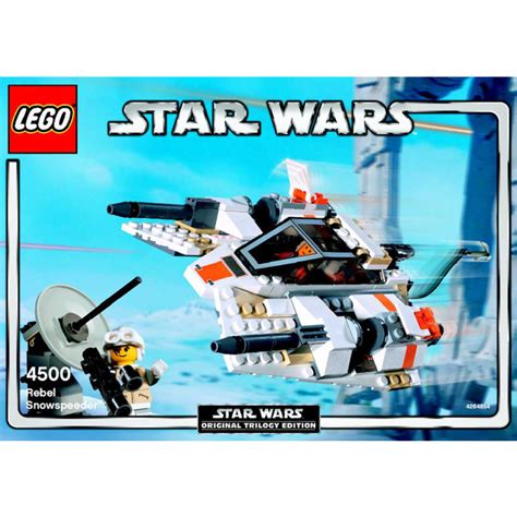 LEGO Rebel Snowspeeder Set Blue Box 4500 1 Instructions Set Brick