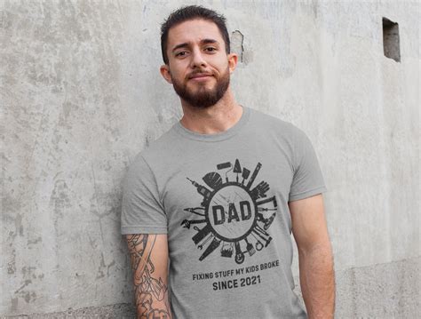 Personalized Funny Dad Shirt Dad Tool Shirt Custom Dad T Shirt Dad