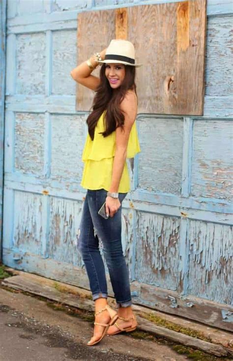 8 Ways To Wear Yellow And Denim For Summer