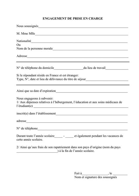 Demande De Prise En Charges T L Chargement Gratuit Documents Pdf