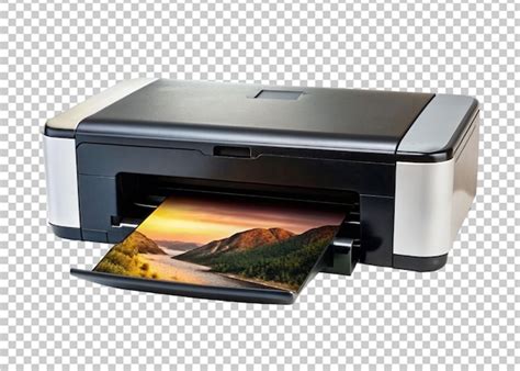 Premium PSD Printer Isolated On Transparent Background