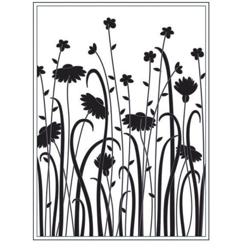 Wildflower Embossing Folder De Grabado Flores Naturaleza Wild