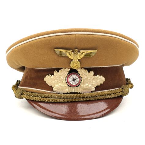 Headgear: NSDAP Political Leader's Visor Cap for a 'Kreisleiter'