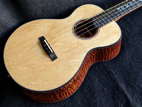 Sapele and Spruce Big Baritone Ukulele - Kimo Ukulele