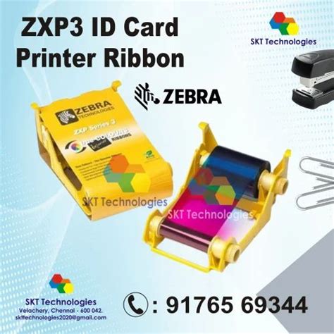 Zebra Zxp Id Card Printer Ribbon Full Ribbons In At Rs