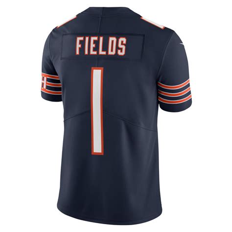 Justin Fields Chicago Bears Nike Vapor Limited Jersey - Navy