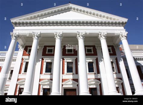 Houses Of Parliament Cape Town Südafrika Stockfotografie Alamy