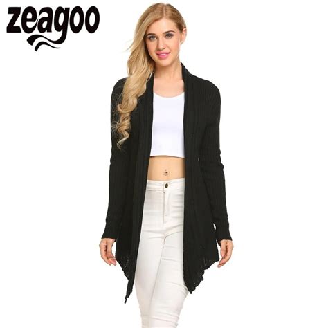 Zeagoo 2018 Autumn Cardigan Women Sweater Casual Long Sleeve