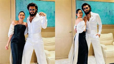 Ranveer Singhs Wacky Poses Leaves Karisma Kapoor Bursting Into