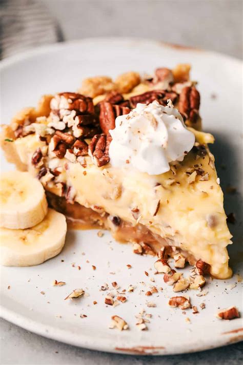 No Bake Banana Caramel Pecan Pie The Recipe Critic