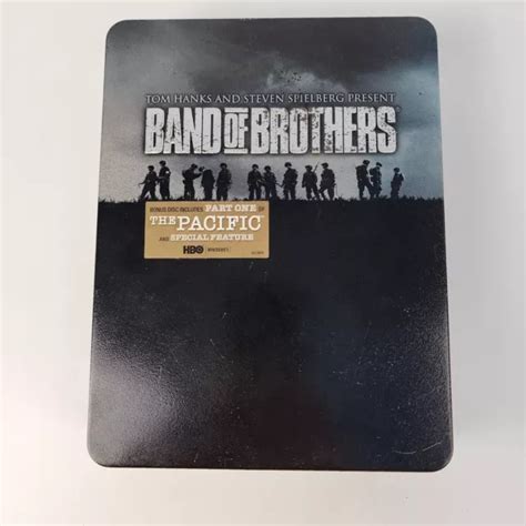 Band Of Brothers Tin Steel Case Box Set Dvd Pal Region Hbo Wwii