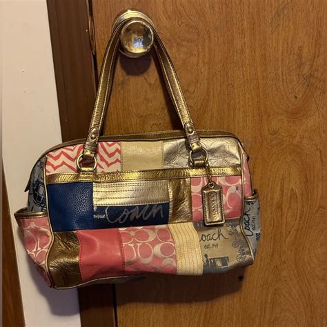 Vintage Early 2000s Pink Coach Bag Gem