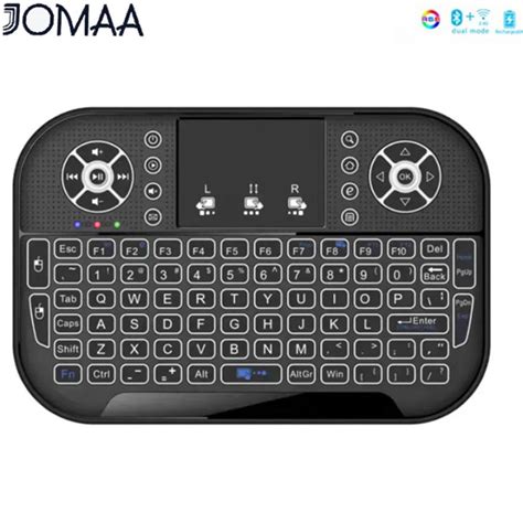 Jomaa Mini 2 4g Wireless Keyboard Backlight Bluetooth Keyboard With Mouse Touchpad Keyboard