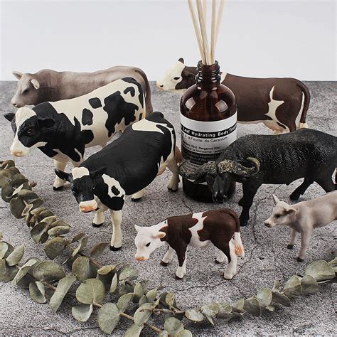 7PCS Realistic Hereford Cows B091YV6HPG Encarguelo