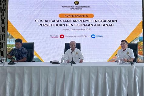 Kementerian ESDM Sebut Izin Pakai Air Tanah Hanya Sasar Orang Kaya