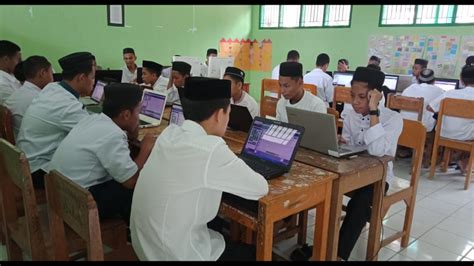 Mts Al Junaidiyah Biru Gelar Ujian Madrasah Berbasis Komputer