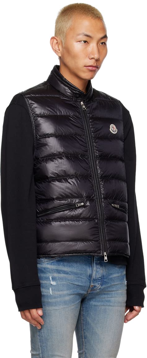 Moncler Black Gui Down Vest Moncler