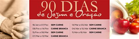 90 DIAS DE JEJUM E ORAÇÃO