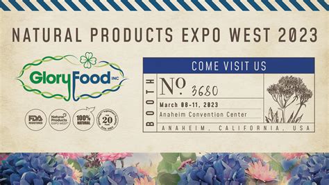 Natural Products Expo West 2023 Glory Food