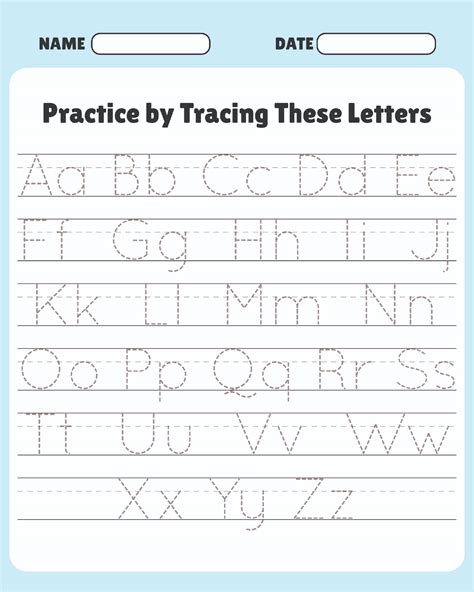 Lowercase Tracing Worksheets 6 Free Pdf Printables Printablee