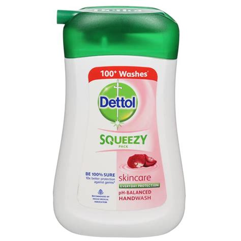 Buy Dettol Squeezy Skincare Handwash 100 Ml Online At Best Price In India Flipkart Health