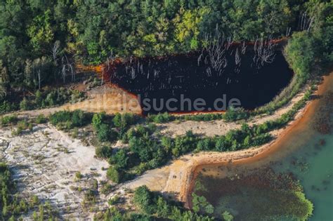 Großpösna von oben Uferbereiche des Renaturierungs Sees Störmthaler