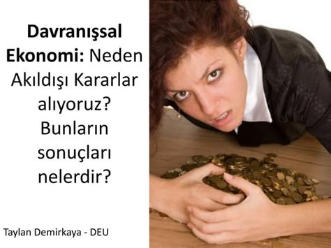 Davranışsal Finans Ve Ekonomi Ppt Free Download