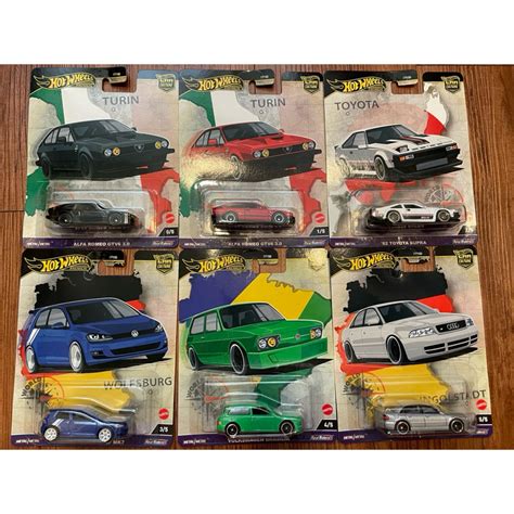 Hot Wheels 風火輪 汽車文化 WORLD TOUR ALFA SUPRA GOLF AUDI 隱藏 號黑車 蝦皮購物