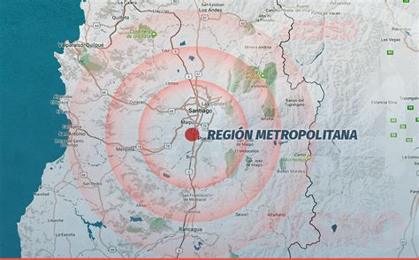 Sismo de menor intensidad se registró en la región Metropolitana 24horas