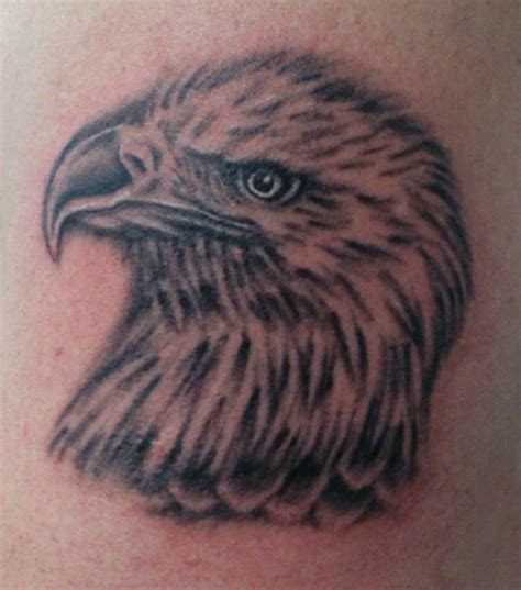 BALD EAGLE HEAD TATTOO BY NATHAN SMITH by NathanLeeSmith on DeviantArt