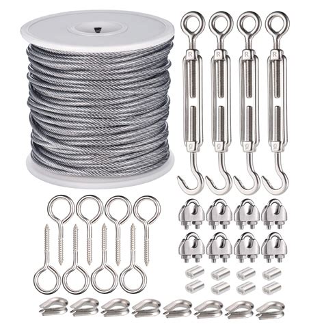 Buy Jizzu Pcs Pvc Coated Garden Wire Kit For Wisteria Support Heavy