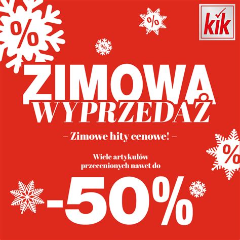 Zimowa Wyprzeda W Kik Centrum Handlowe Tkalnia Pabianice