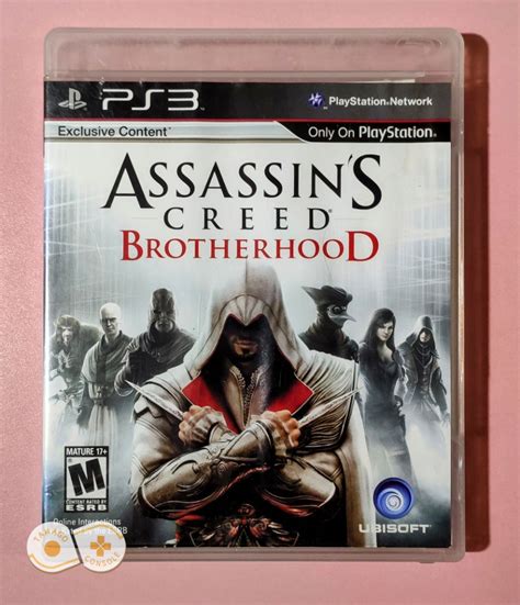 Assassins Creed Brotherhood Ps3 Game English Language Cib Complete In Box Video