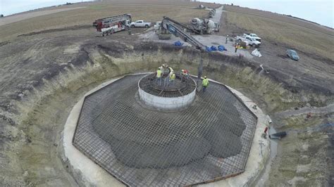 Wind Turbine Foundation Pour YouTube