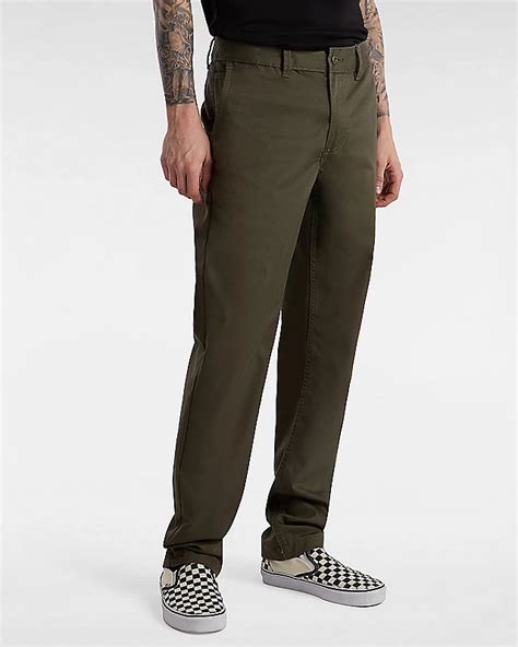 Authentic Chino Slim Trousers Green Vans