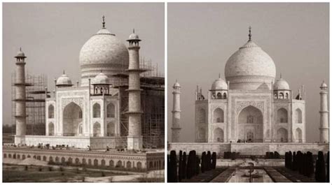 Taj Mahal Under Construction Ai Pics Imagine How Monument Was Built