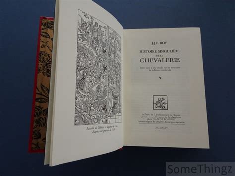 Histoire Singuli Re De La Chevalerie Texte Suivi D Une Tude Sur Les