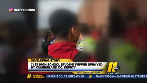 Viral video: Deputy pepper-sprays Seventy-First High School student ...