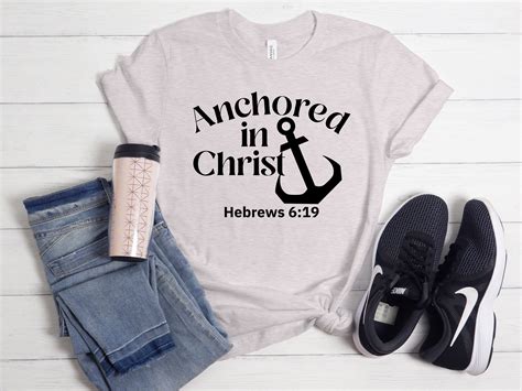 Anchored in Christ Bible Verse Print and Cut Design Download - Etsy Israel