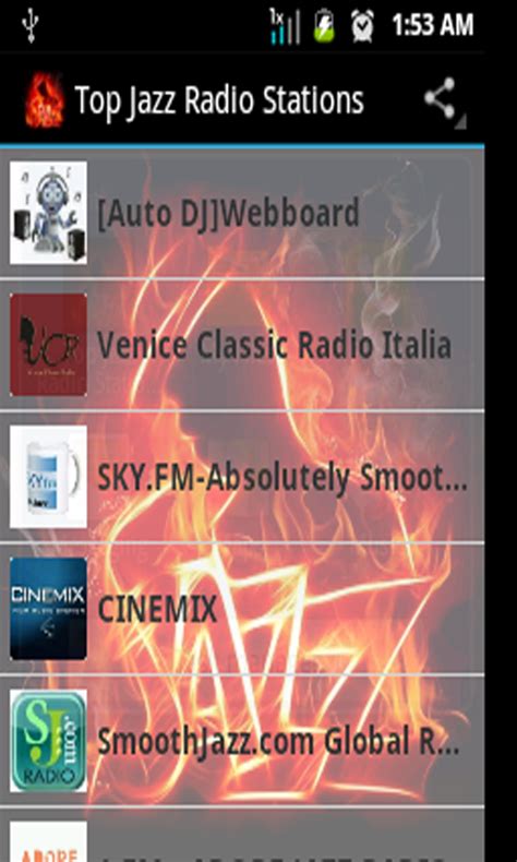 Top Jazz Radio Stations Amazon Co Uk Appstore For Android