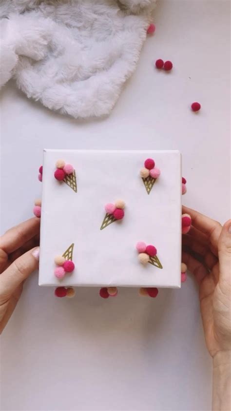 Sommerliche Geschenkverackung Gift Wrapping Idea For Summer