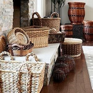 Household Essentials Hand Woven Paper Rope Basket With Lid And Liner