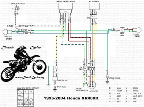 XR 400 Wiring Diagram XR250R XR400R ThumperTalk